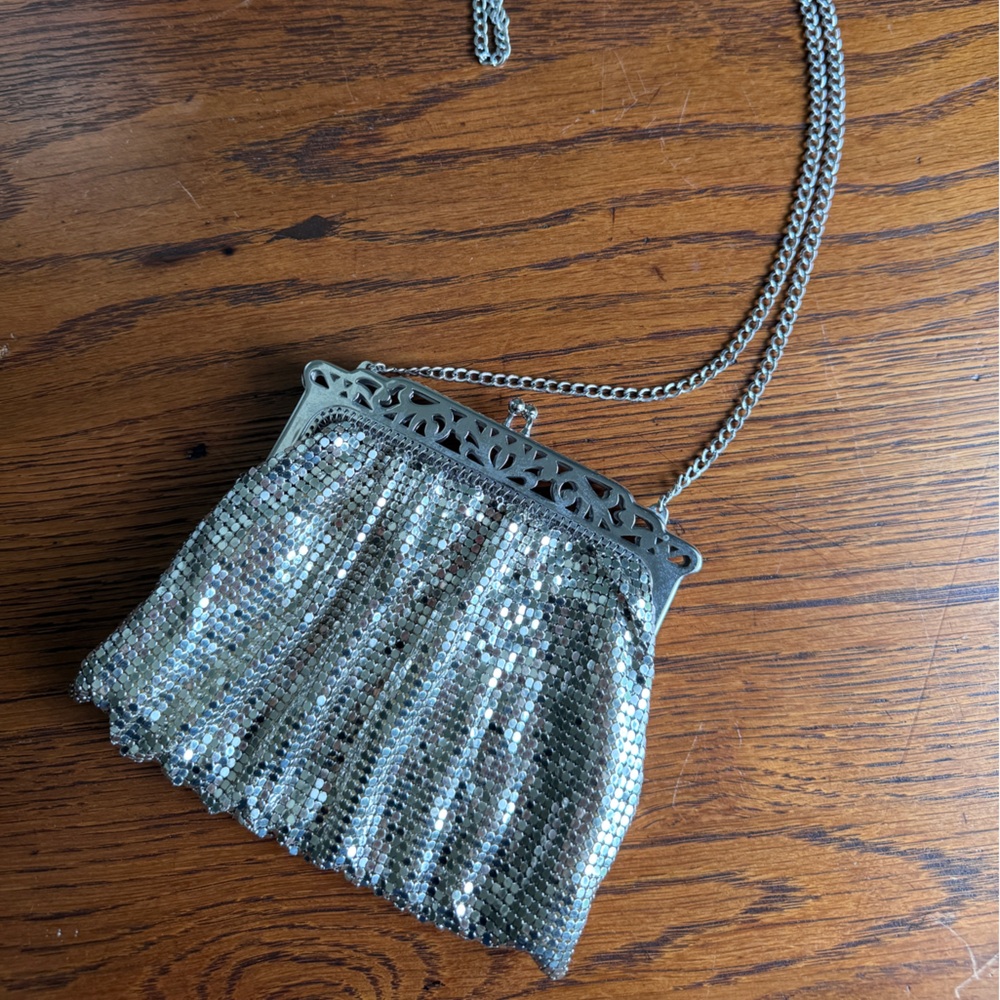 Silver Chainmail Evening Bag